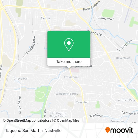 Taqueria San Martin map