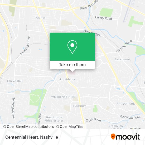 Mapa de Centennial Heart