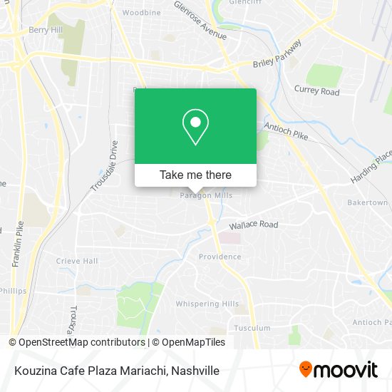 Kouzina Cafe Plaza Mariachi map
