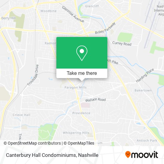 Canterbury Hall Condominiums map