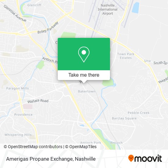 Amerigas Propane Exchange map