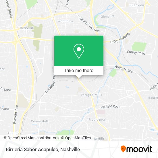 Birrieria Sabor Acapulco map