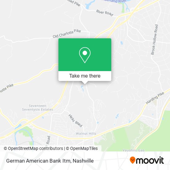 German American Bank Itm map
