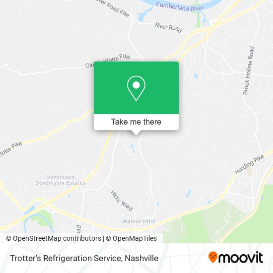 Mapa de Trotter's Refrigeration Service
