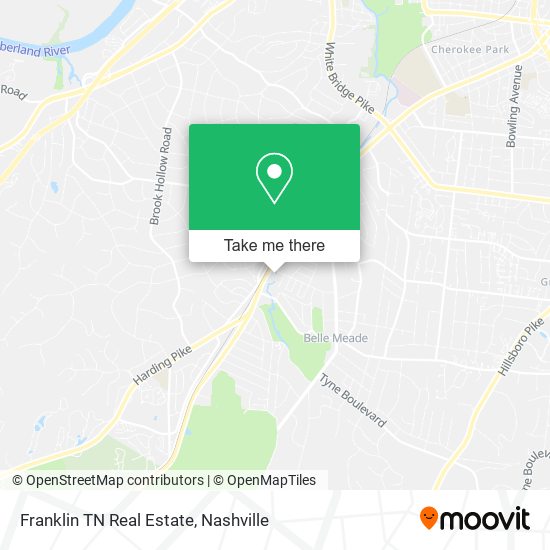 Franklin TN Real Estate map