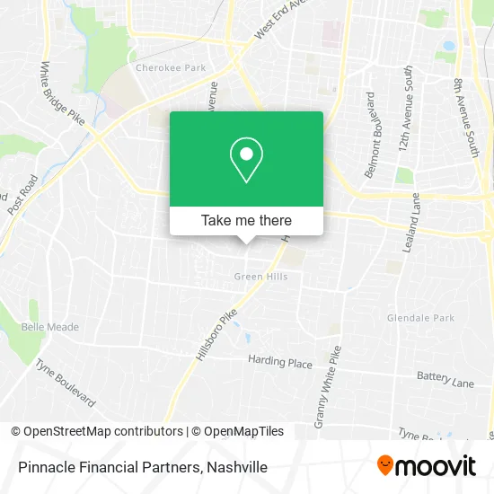 Pinnacle Financial Partners map