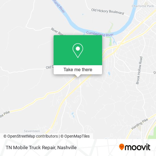 TN Mobile Truck Repair map