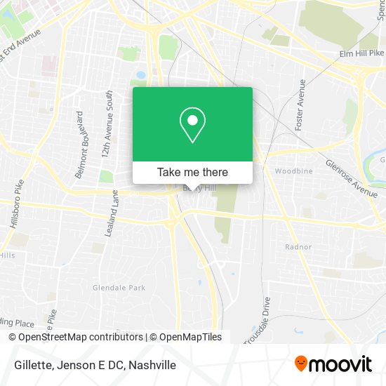 Mapa de Gillette, Jenson E DC