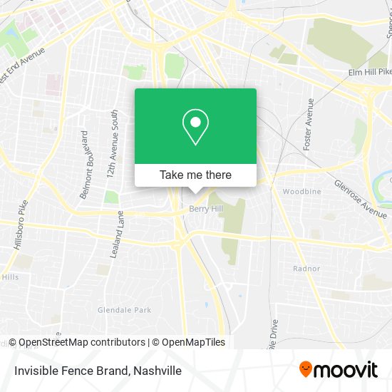 Mapa de Invisible Fence Brand