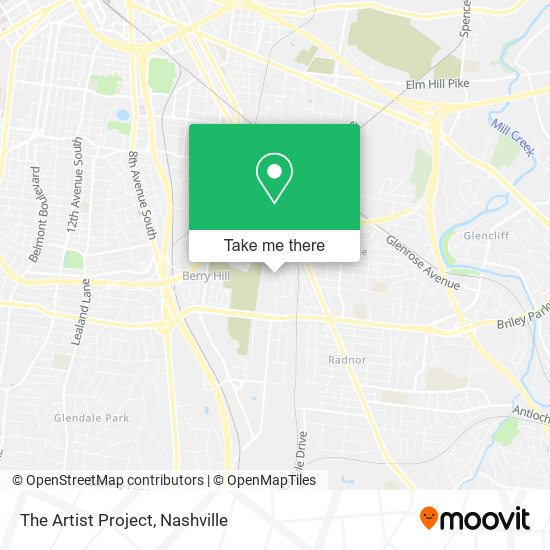 The Artist Project map