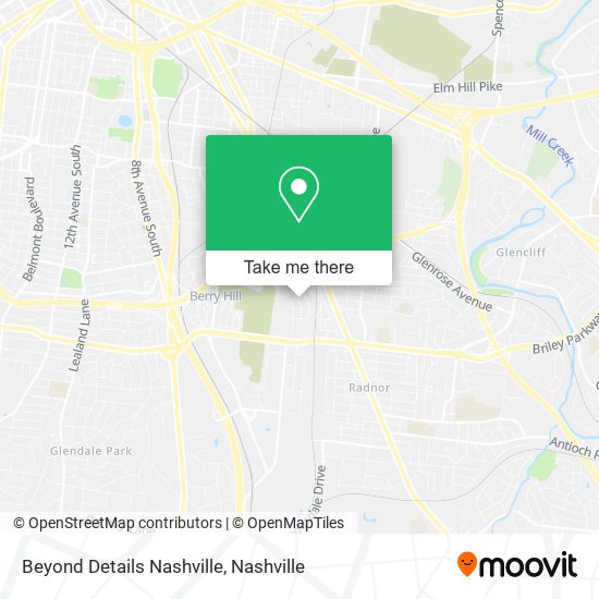 Mapa de Beyond Details Nashville