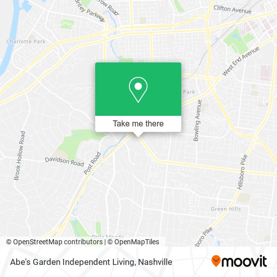 Mapa de Abe's Garden Independent Living