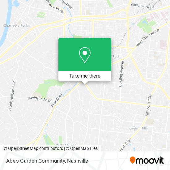 Abe's Garden Community map