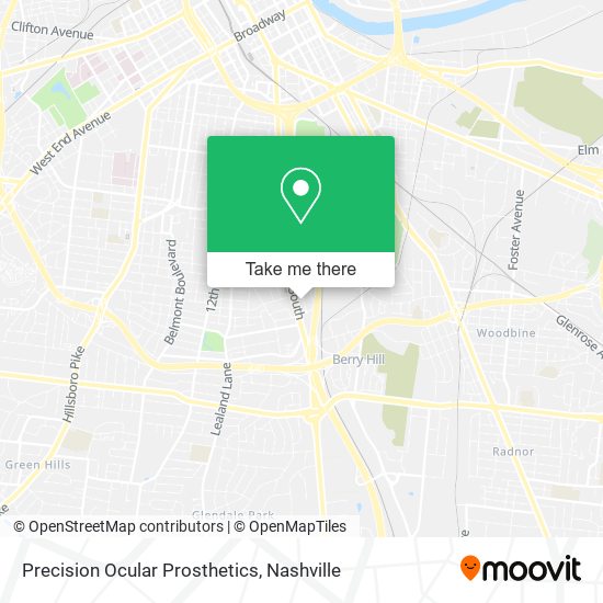 Precision Ocular Prosthetics map