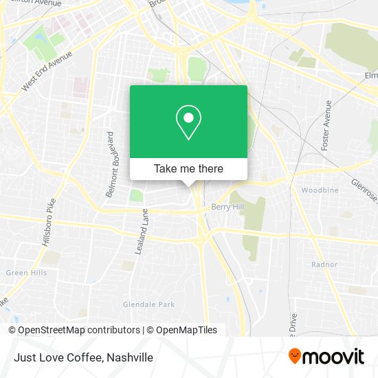 Just Love Coffee map