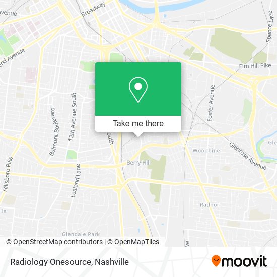 Radiology Onesource map