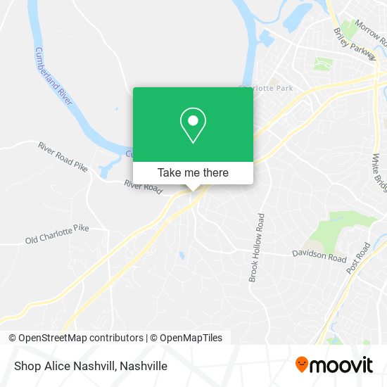 Shop Alice Nashvill map