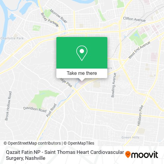 Qazait Fatin NP - Saint Thomas Heart Cardiovascular Surgery map