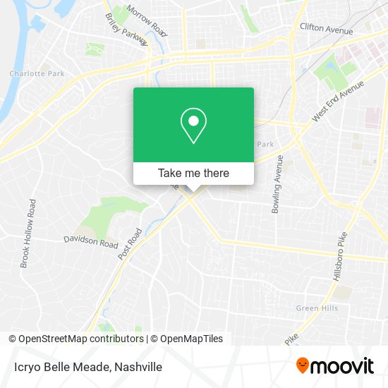 Icryo Belle Meade map