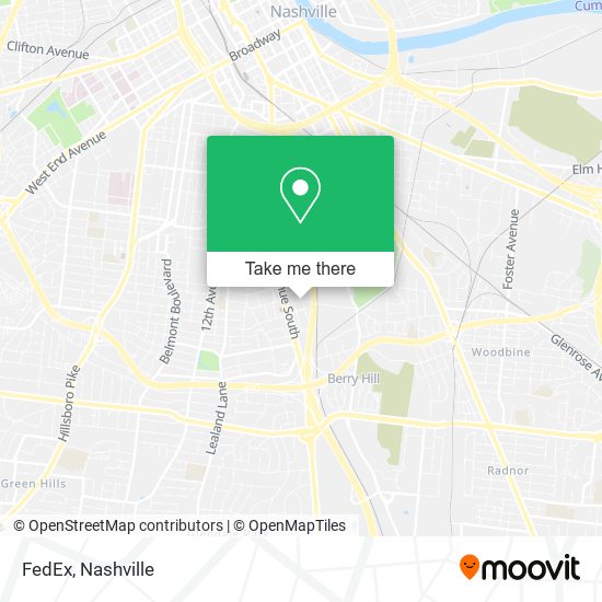 Mapa de FedEx