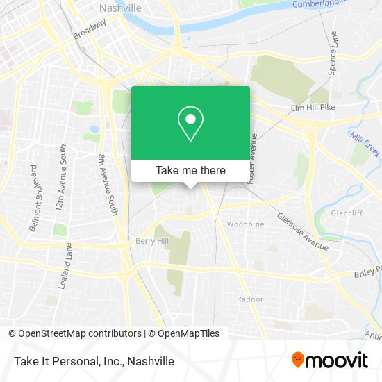 Take It Personal, Inc. map