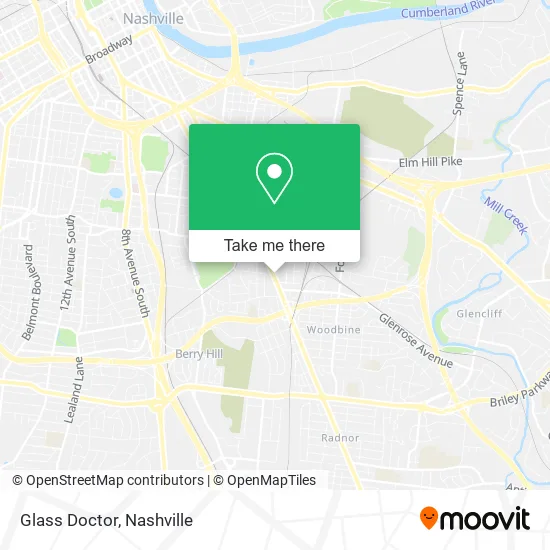 Glass Doctor map