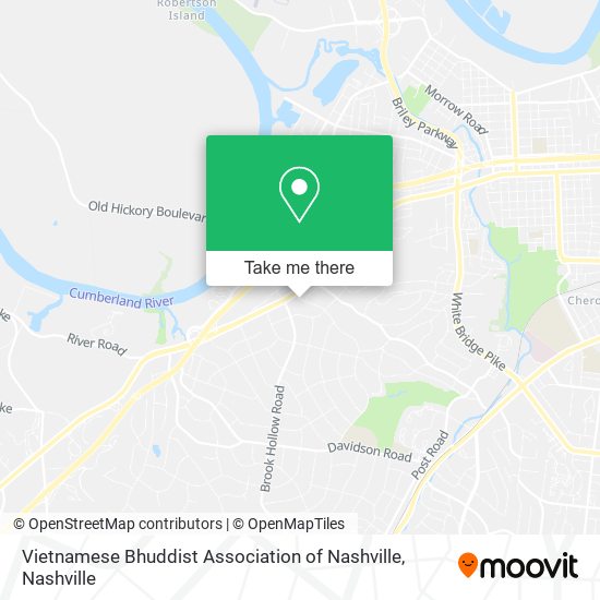 Mapa de Vietnamese Bhuddist Association of Nashville