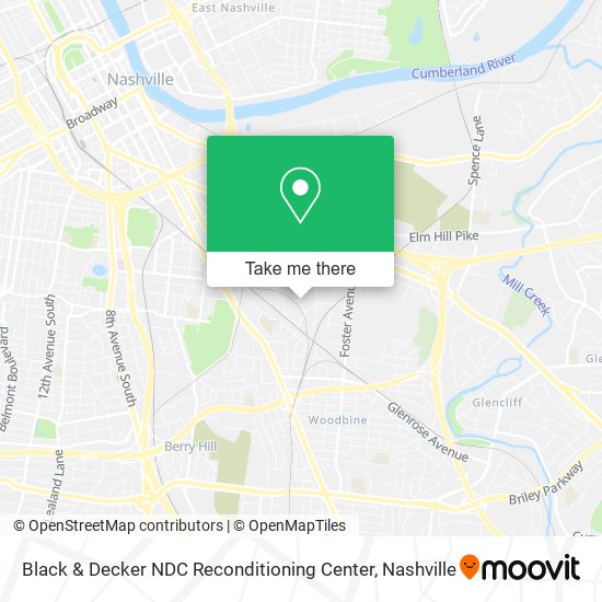 Black & Decker NDC Reconditioning Center map
