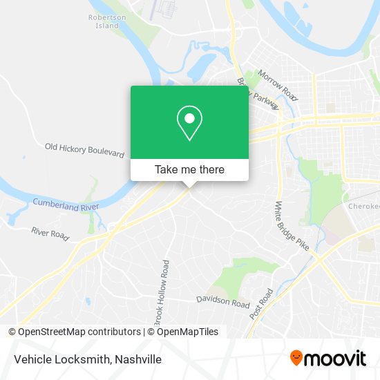 Mapa de Vehicle Locksmith