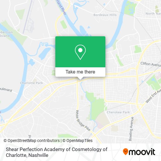 Shear Perfection Academy of Cosmetology of Charlotte map