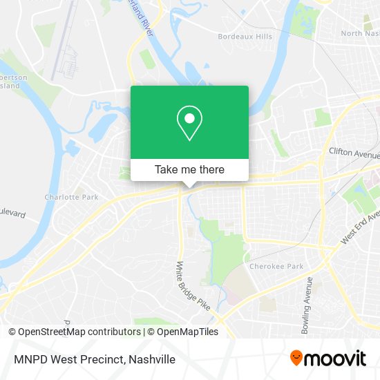 MNPD West Precinct map