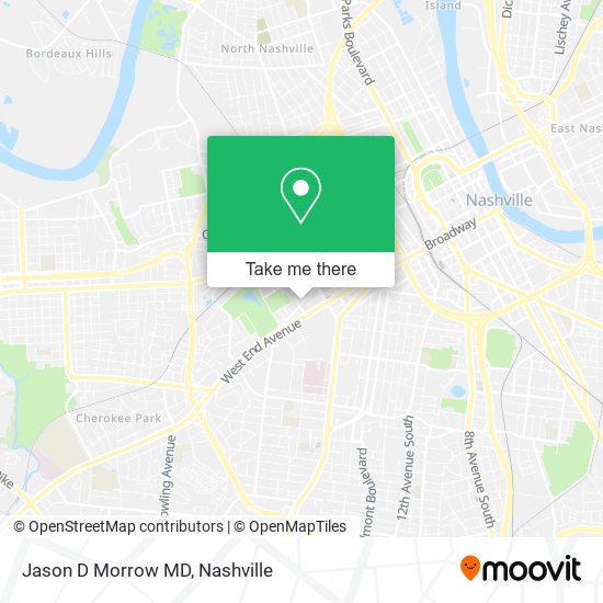 Jason D Morrow MD map