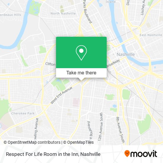 Respect For Life Room in the Inn map