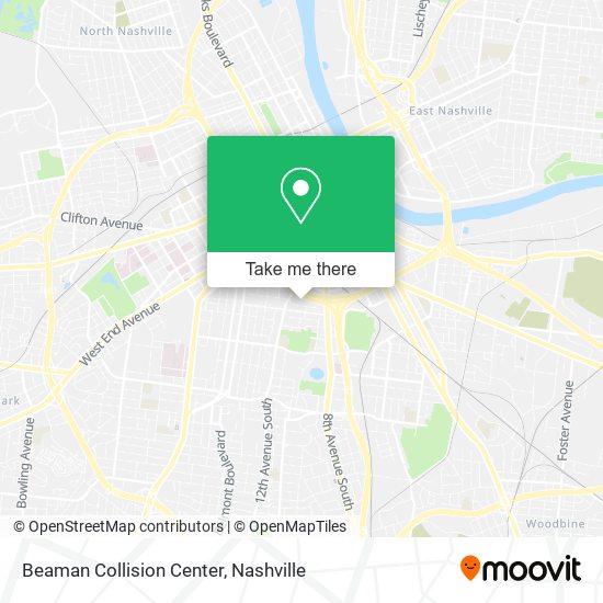 Beaman Collision Center map
