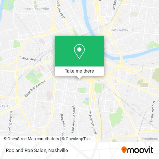 Roc and Roe Salon map