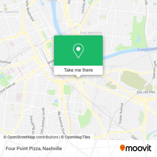 Mapa de Four Point Pizza