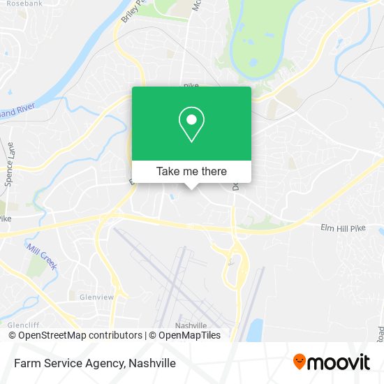Farm Service Agency map