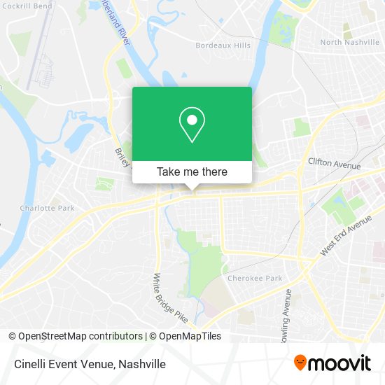 Mapa de Cinelli Event Venue