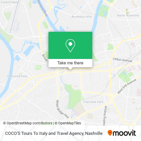 COCO'S Tours To Italy and Travel Agency map