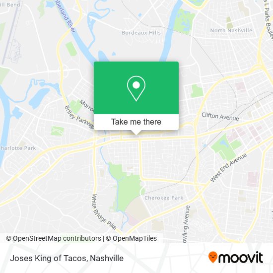 Joses King of Tacos map