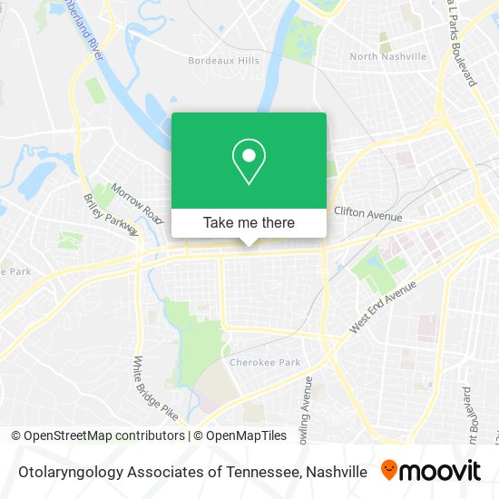 Otolaryngology Associates of Tennessee map
