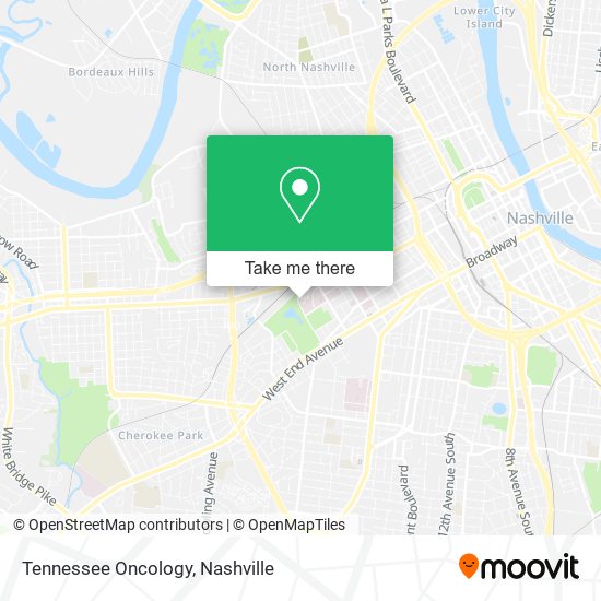 Tennessee Oncology map