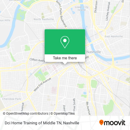 Mapa de Dci Home Training of Middle TN