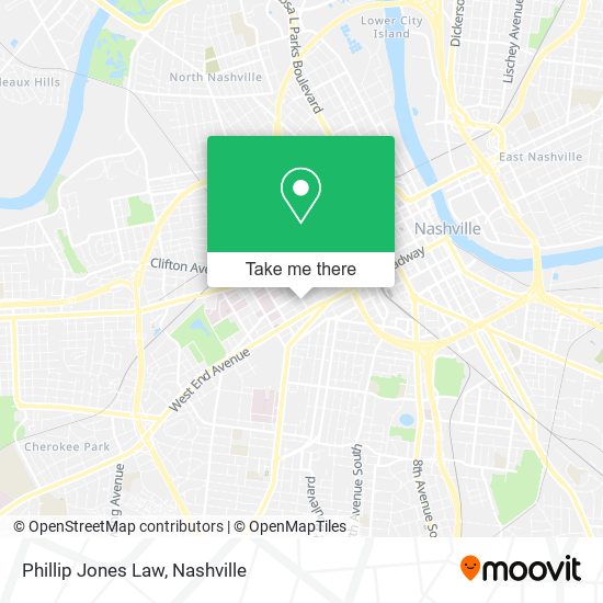 Mapa de Phillip Jones Law