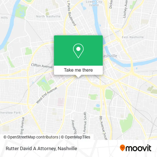 Rutter David A Attorney map