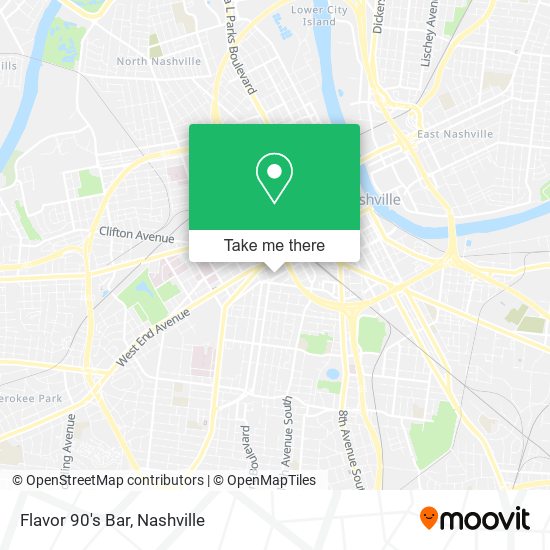 Mapa de Flavor 90's Bar