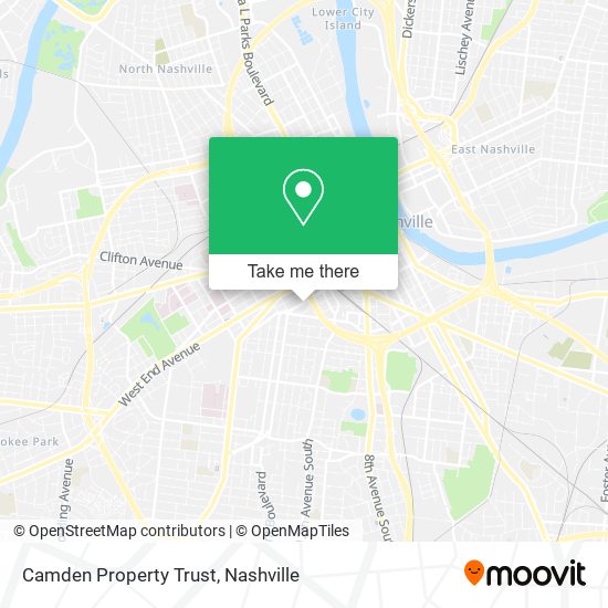 Camden Property Trust map