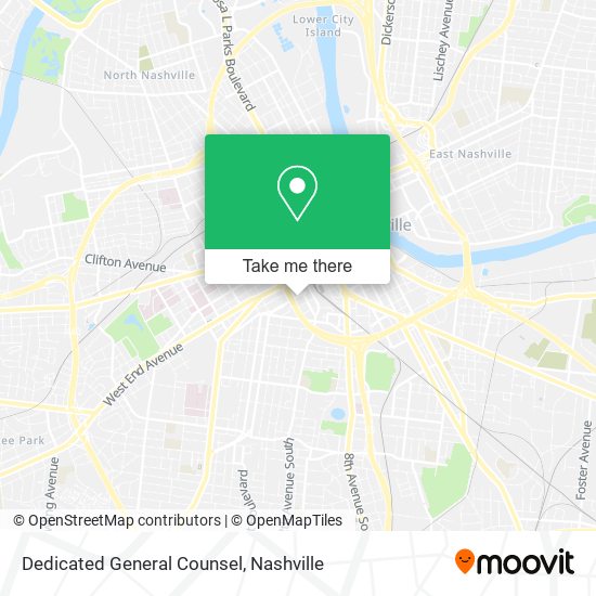 Dedicated General Counsel map