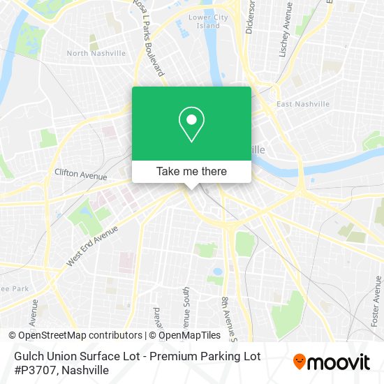 Gulch Union Surface Lot - Premium Parking Lot #P3707 map
