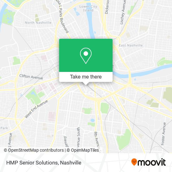 HMP Senior Solutions map